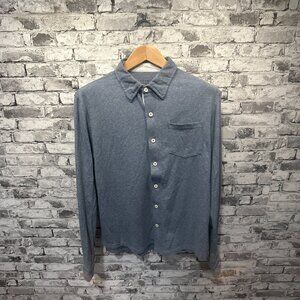 EUC The Normal Brand Active Puremeso Long Sleeve Button Down Shirt Size Large